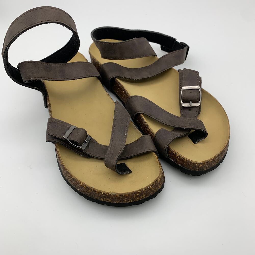 Faux Leather Sandal Women Size 40 Summer Shoes